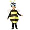 The Costume Center Black and Yellow Big Eyed Bee Toddler Halloween Costume - Large